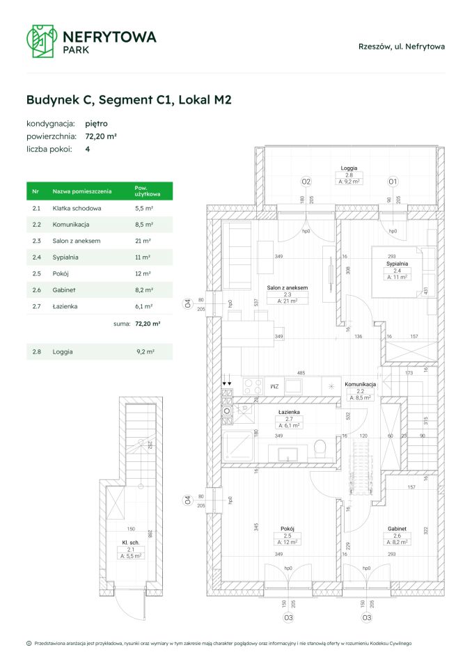 Mieszkanie 4-pokojowe Rzeszów Załęże, ul. Nefrytowa. Zdjęcie 22