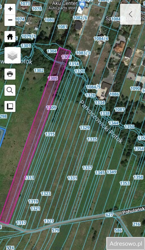 Działka budowlana Myszków, ul. Pohulańska