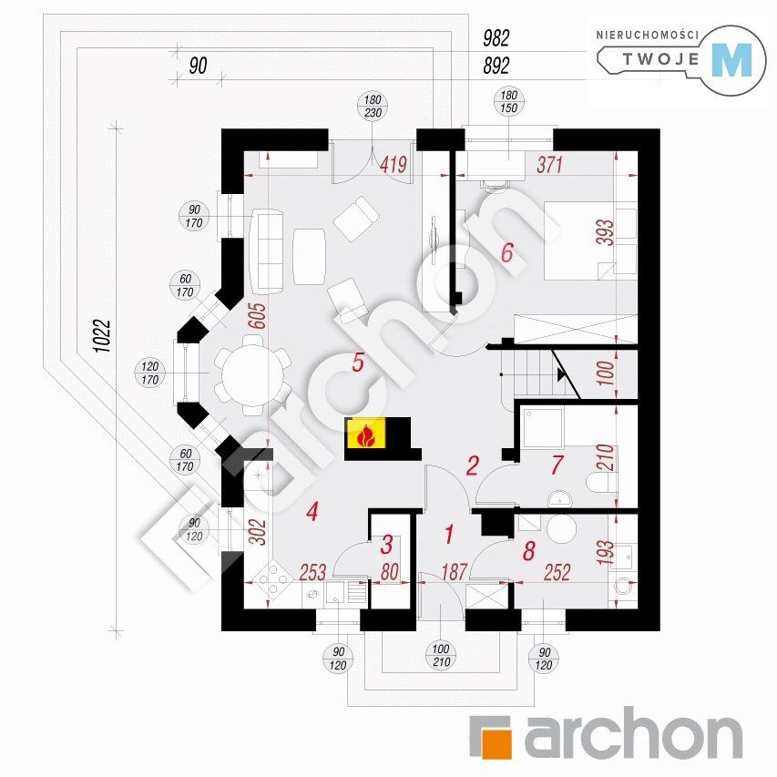 dom wolnostojący, 5 pokoi Zakrzów. Zdjęcie 25
