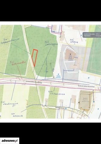 Działka budowlana Łęczna Centrum, ul. kard. Stefana Wyszyńskiego. Zdjęcie 1