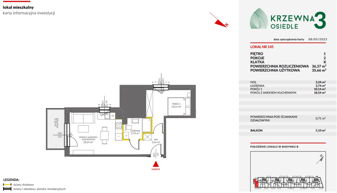 Mieszkanie 2-pokojowe Warszawa Targówek, ul. Krzewna. Zdjęcie 8