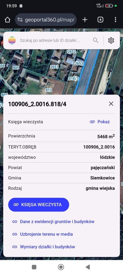 Działka rolno-budowlana Ożegów. Zdjęcie 4