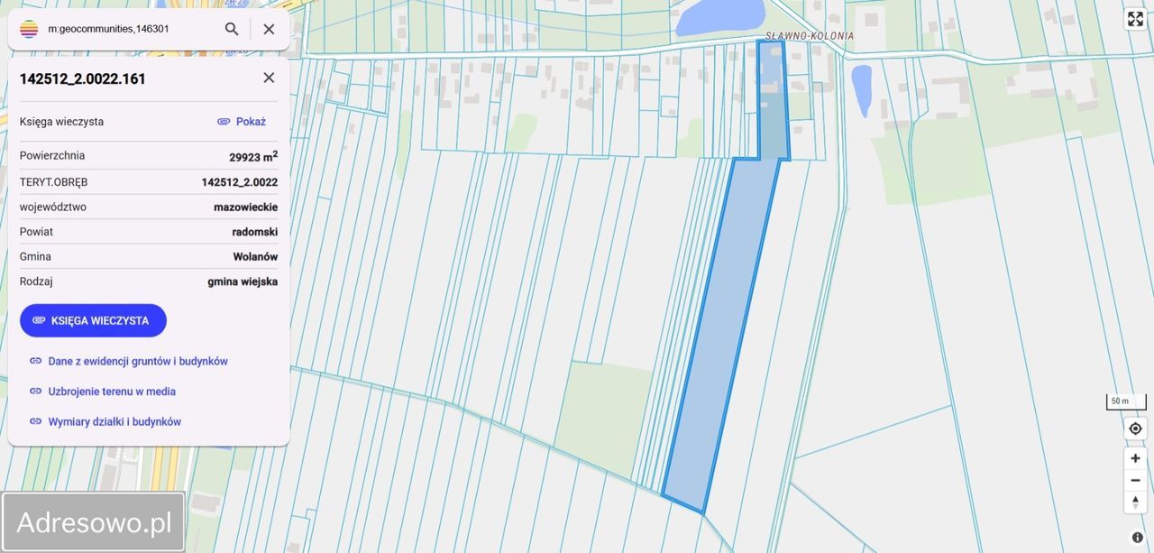 Działka rolno-budowlana Sławno. Zdjęcie 5