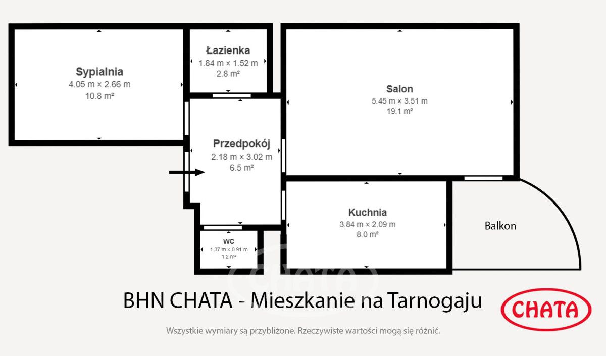 Mieszkanie 2-pokojowe Wrocław Tarnogaj, ul. Piękna. Zdjęcie 16