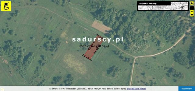 Działka inwestycyjna Rudno. Zdjęcie 3