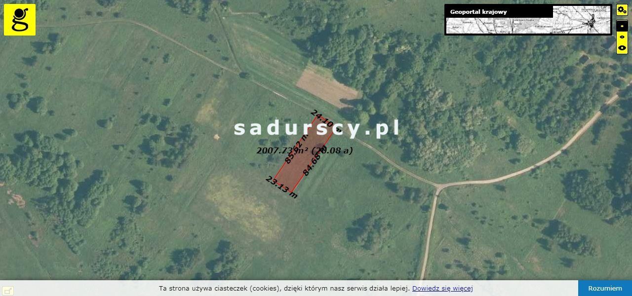 Działka inwestycyjna Rudno. Zdjęcie 3