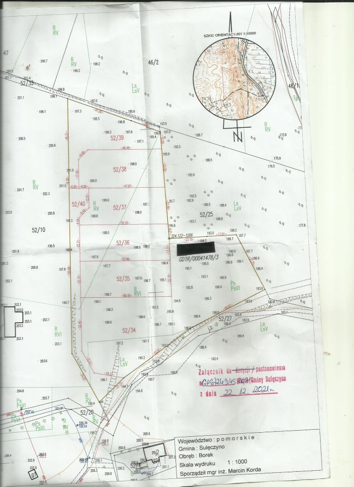 Działka inwestycyjna Borek Kamienny