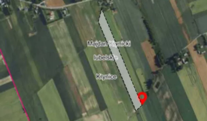 Działka rolna Majdan Krynicki