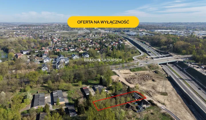 Działka budowlana Kraków Nowa Huta, ul. Melchiora Wańkowicza