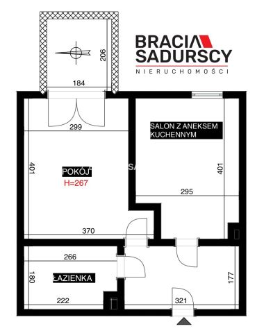 Mieszkanie 2-pokojowe Kraków Podgórze, ul. Myśliwska. Zdjęcie 3