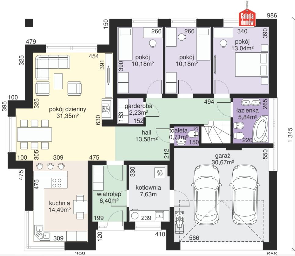 dom wolnostojący, 4 pokoje Sadlinki, Piaski. Zdjęcie 28