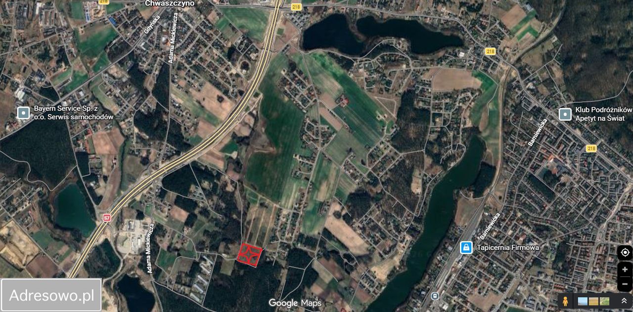 Działka inwestycyjna Chwaszczyno. Zdjęcie 3