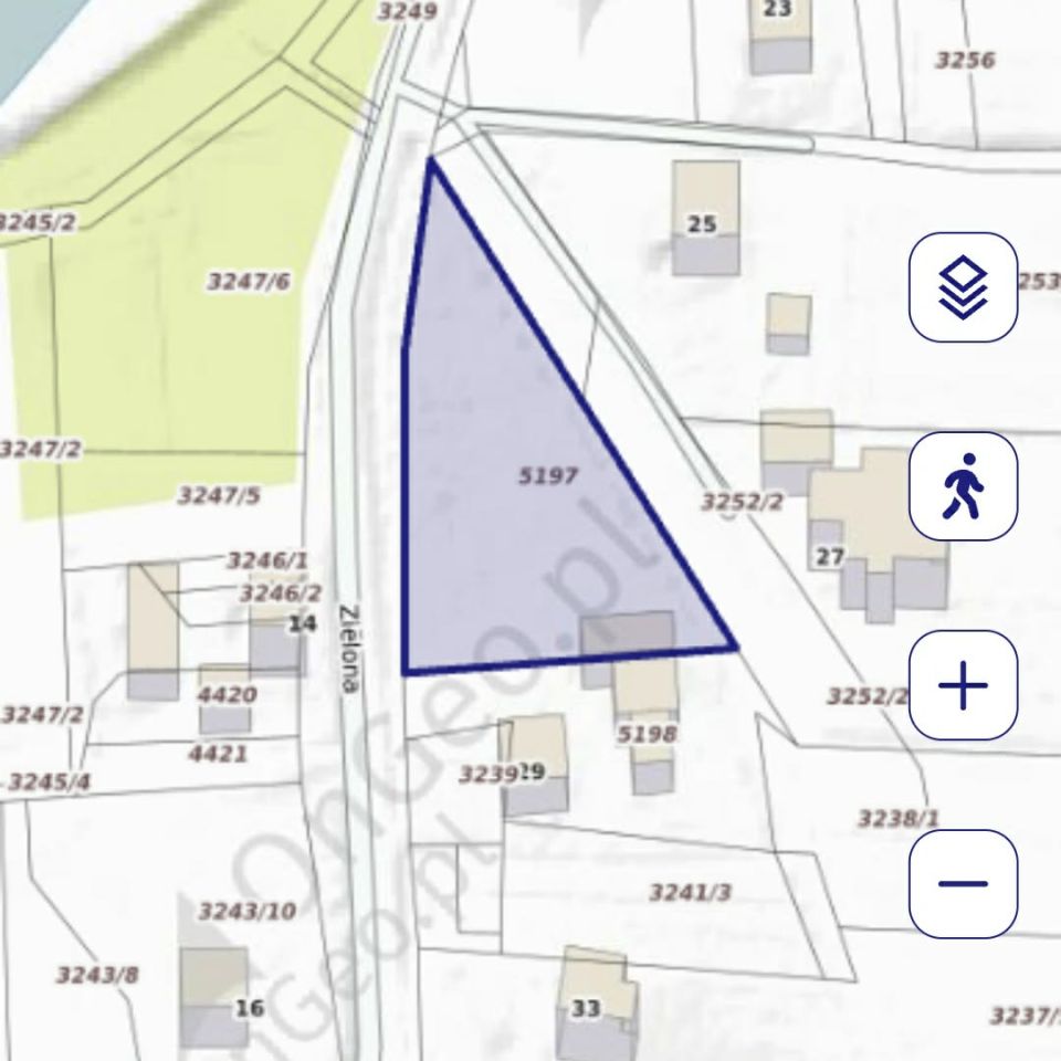 Działka budowlana Osiek Żydowskie Miasto, ul. Zielona. Zdjęcie 5