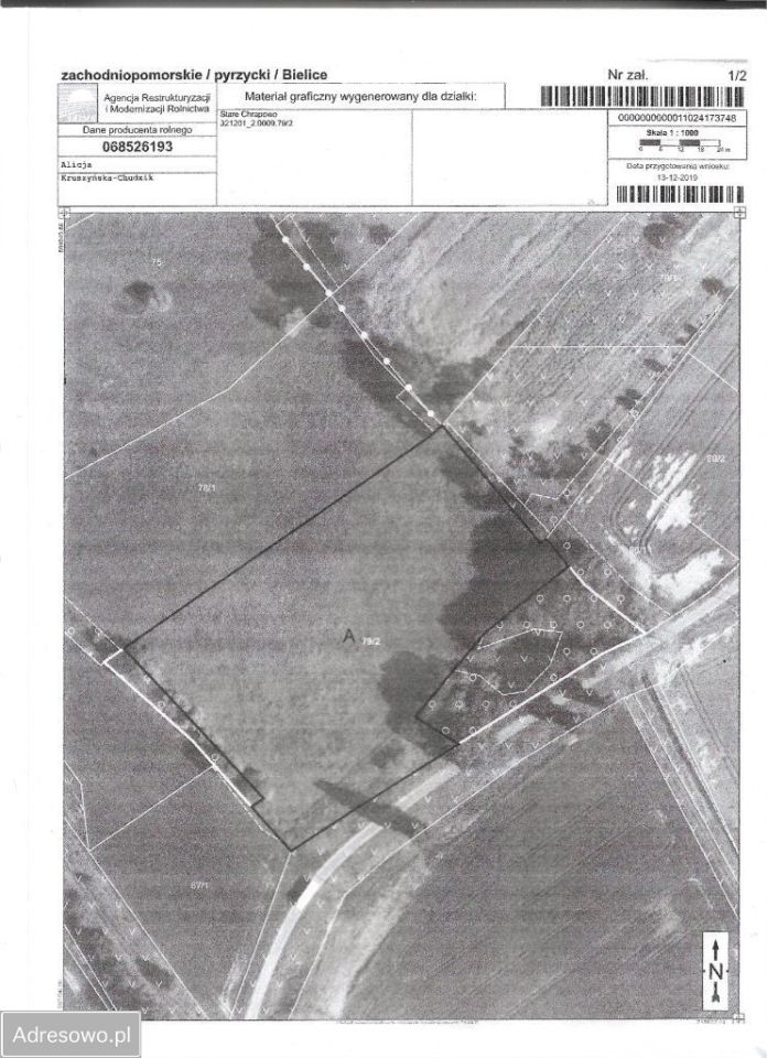 Działka siedliskowa Stare Chrapowo. Zdjęcie 5