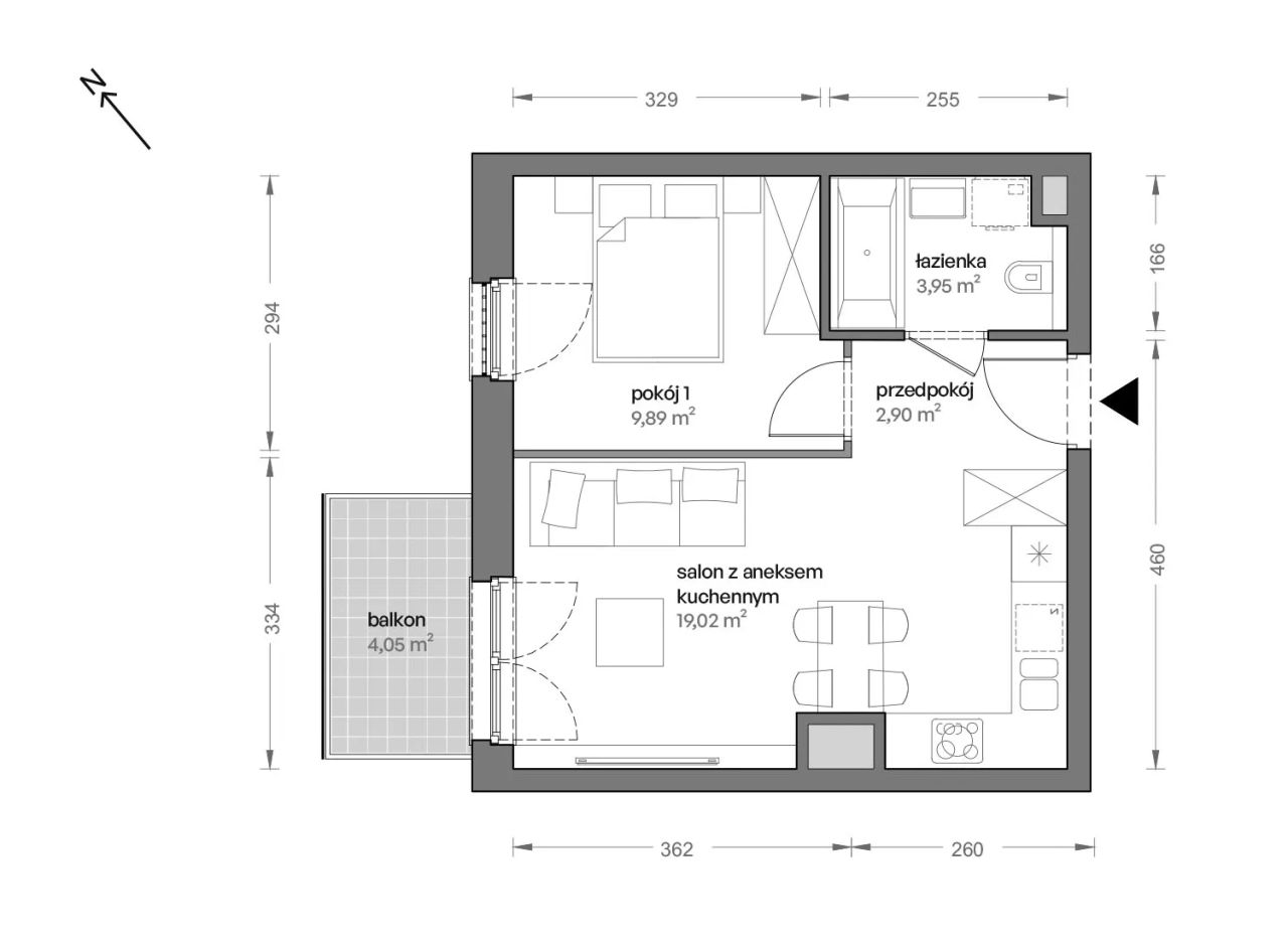Mieszkanie 2-pokojowe Katowice Brynów, ul. Ceglana. Zdjęcie 7