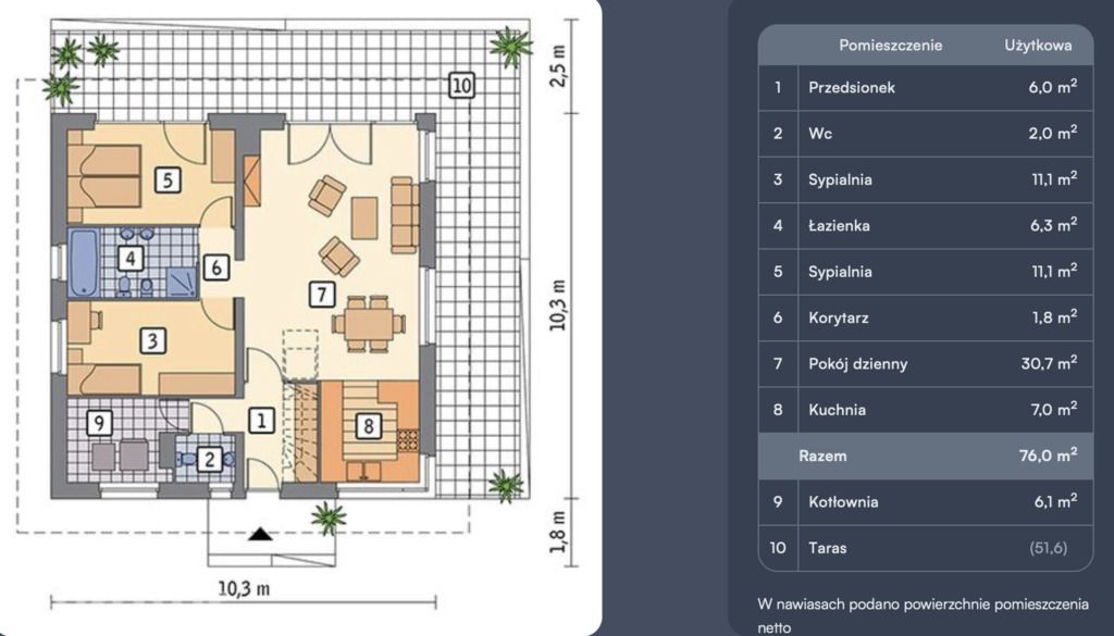 dom wolnostojący, 3 pokoje Głogów Małopolski. Zdjęcie 9