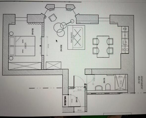 Mieszkanie 4-pokojowe Wrocław, Most św. Antoniego. Zdjęcie 4