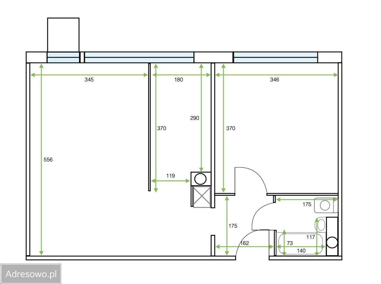 Mieszkanie 3-pokojowe Warszawa Bielany, ul. Przy Agorze. Zdjęcie 5