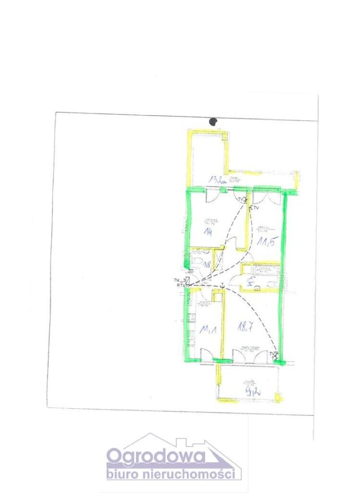 Mieszkanie 3-pokojowe Warszawa Wilanów, al. Wilanowska. Zdjęcie 13