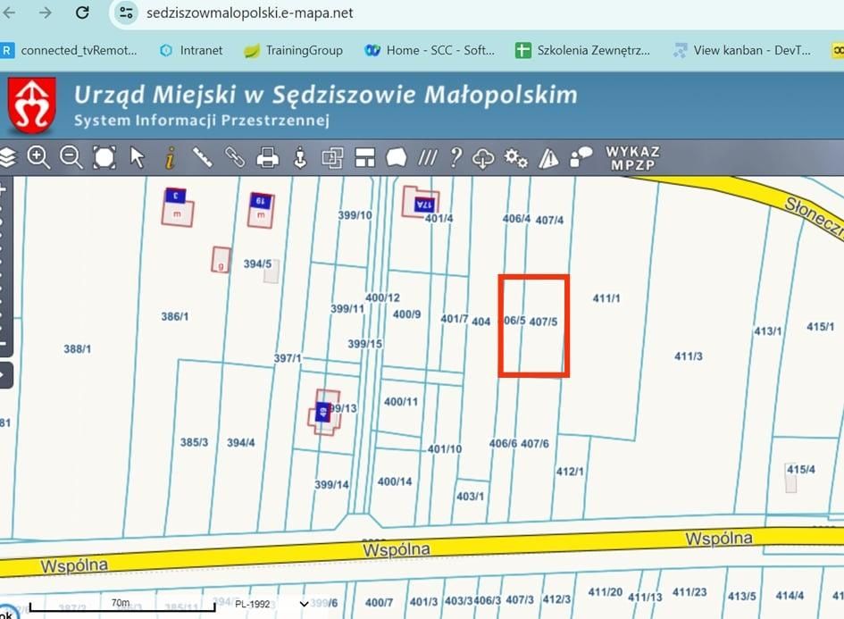 Działka budowlana Sędziszów Małopolski, ul. Wspólna. Zdjęcie 3