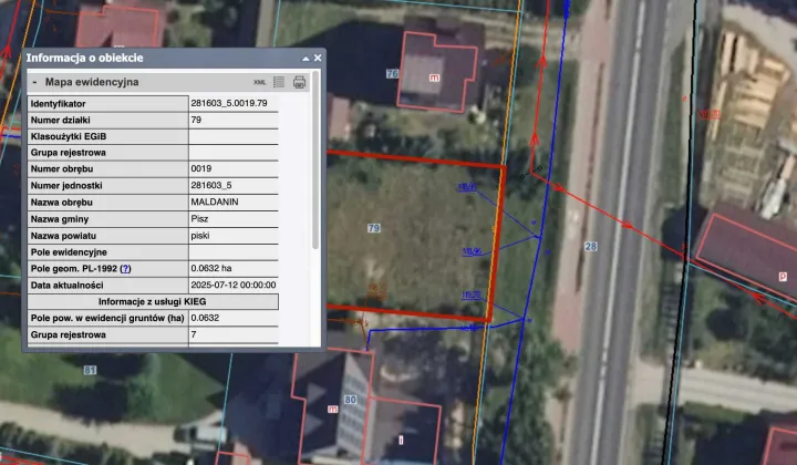 Działka budowlana Maldanin