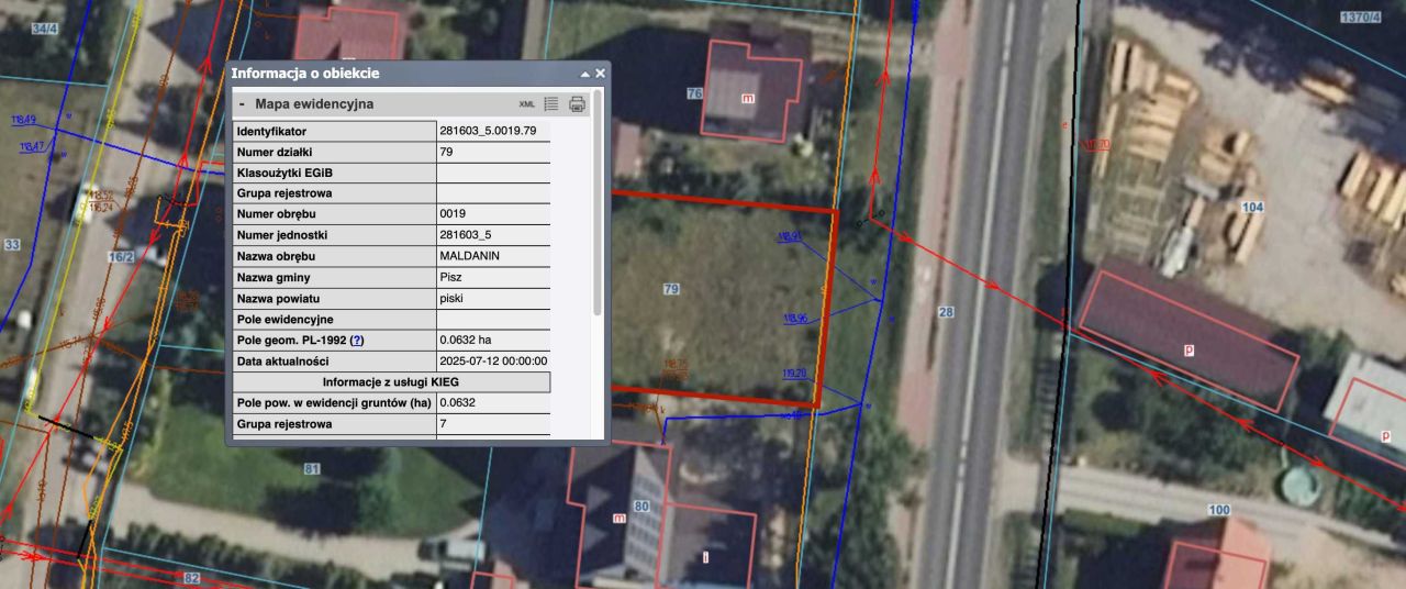 Działka budowlana Maldanin