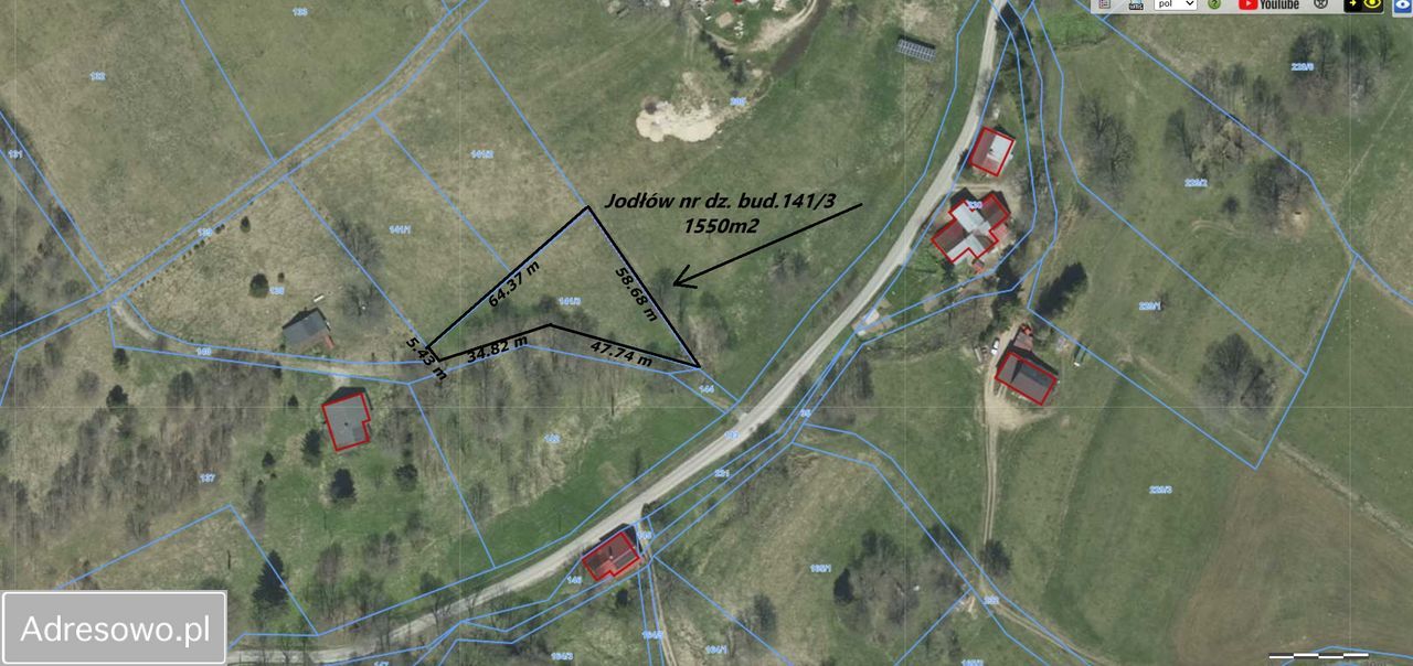 Działka budowlana Jodłów. Zdjęcie 15