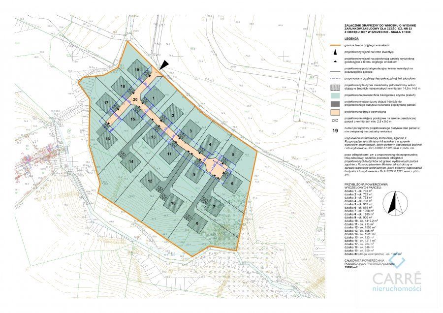 Działka budowlana Szczecin Bukowo, ul. Władysława Nehringa. Zdjęcie 5
