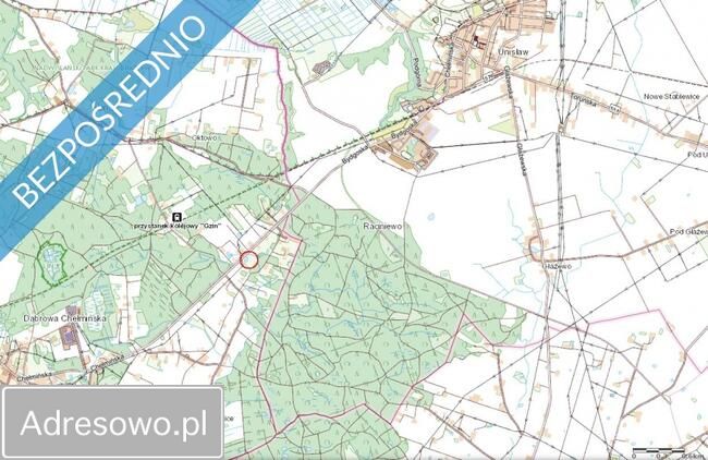 Działka budowlana Gzin. Zdjęcie 3