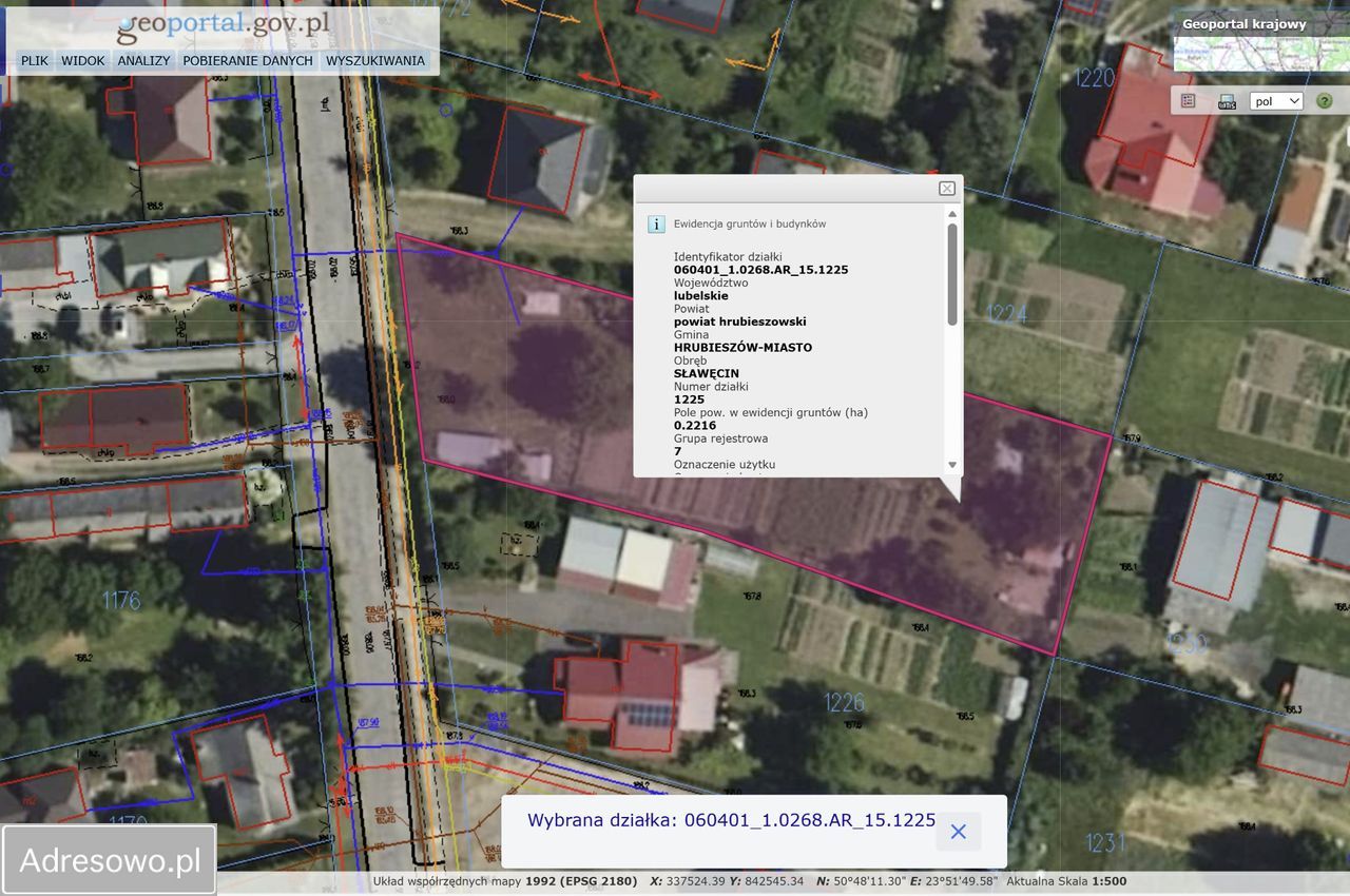 Działka budowlana Hrubieszów Sławęcin, ul. Batalionów Chłopskich. Zdjęcie 7