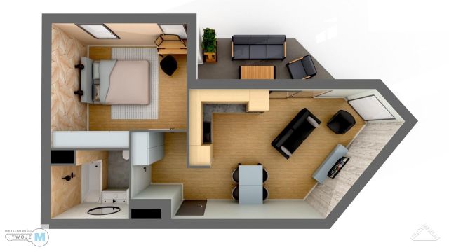 Mieszkanie 2-pokojowe Kielce. Zdjęcie 3