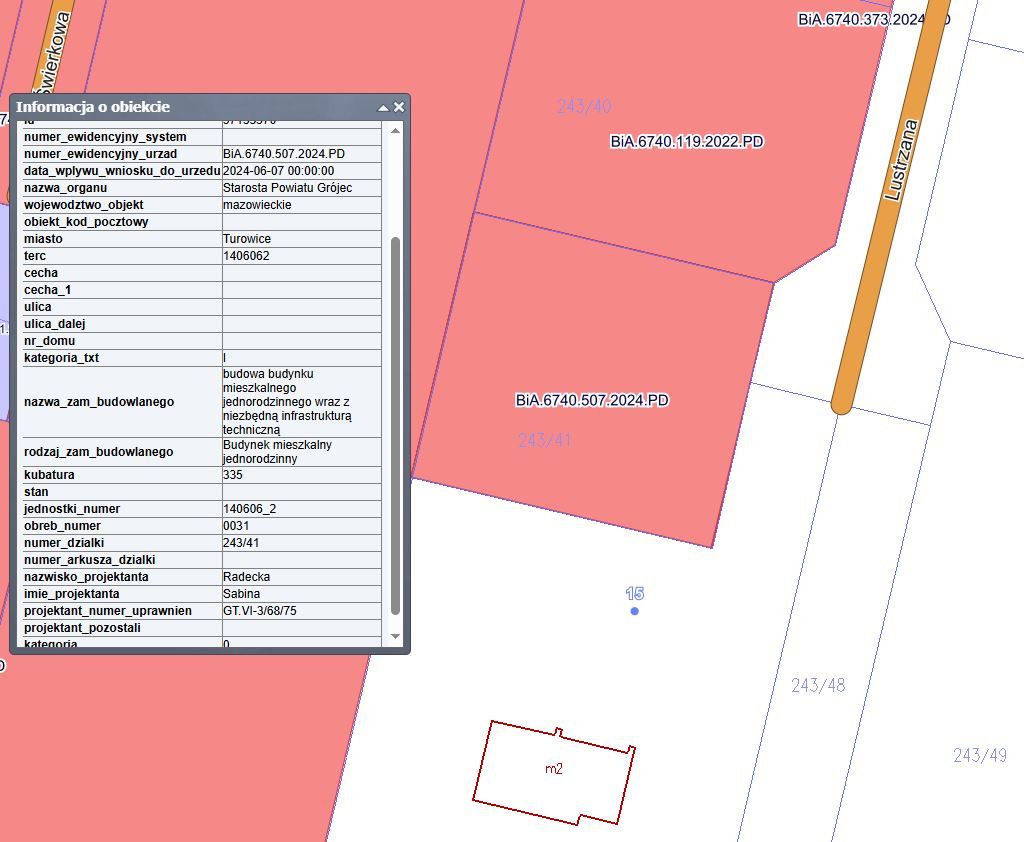 Działka rolno-budowlana Turowice, ul. Lustrzana. Zdjęcie 3