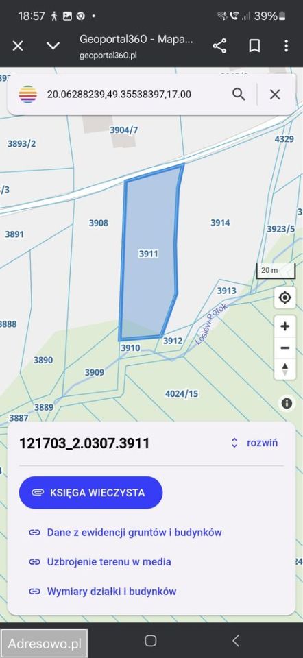 Działka inwestycyjna Leśnica. Zdjęcie 6