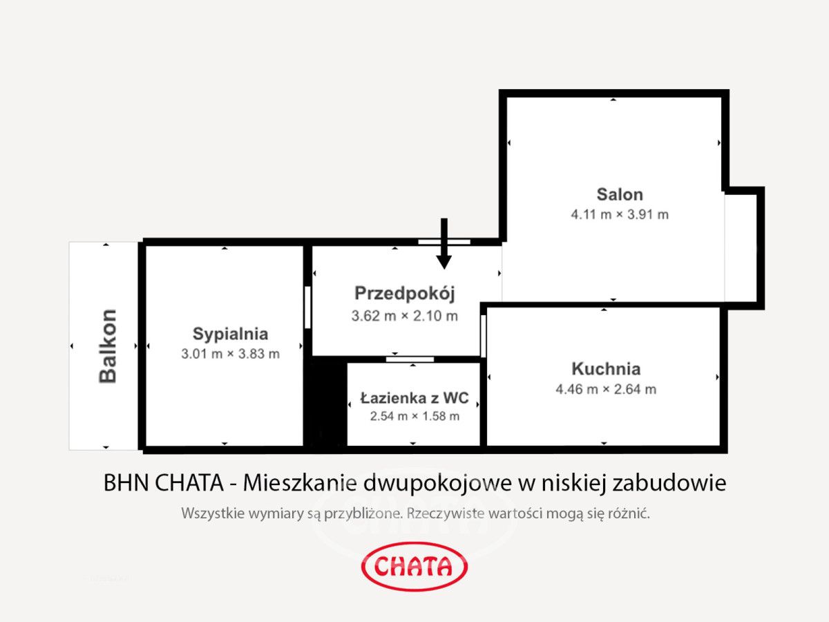 Mieszkanie 2-pokojowe Wrocław Złotniki, ul. Małopolska. Zdjęcie 20
