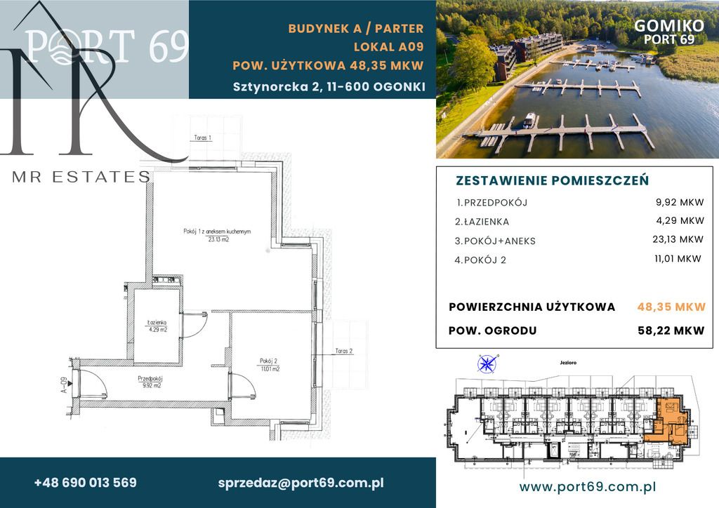 Mieszkanie 2-pokojowe Ogonki, ul. Sztynorcka. Zdjęcie 25
