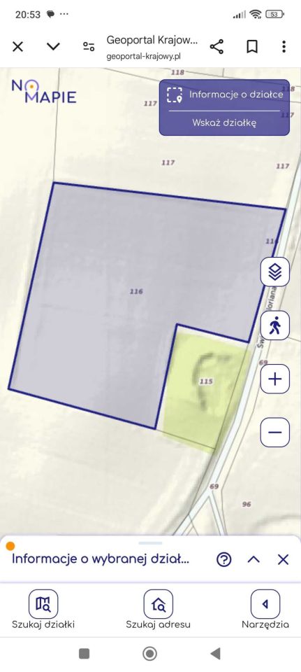 Działka rolna Pomysk Wielki. Zdjęcie 2