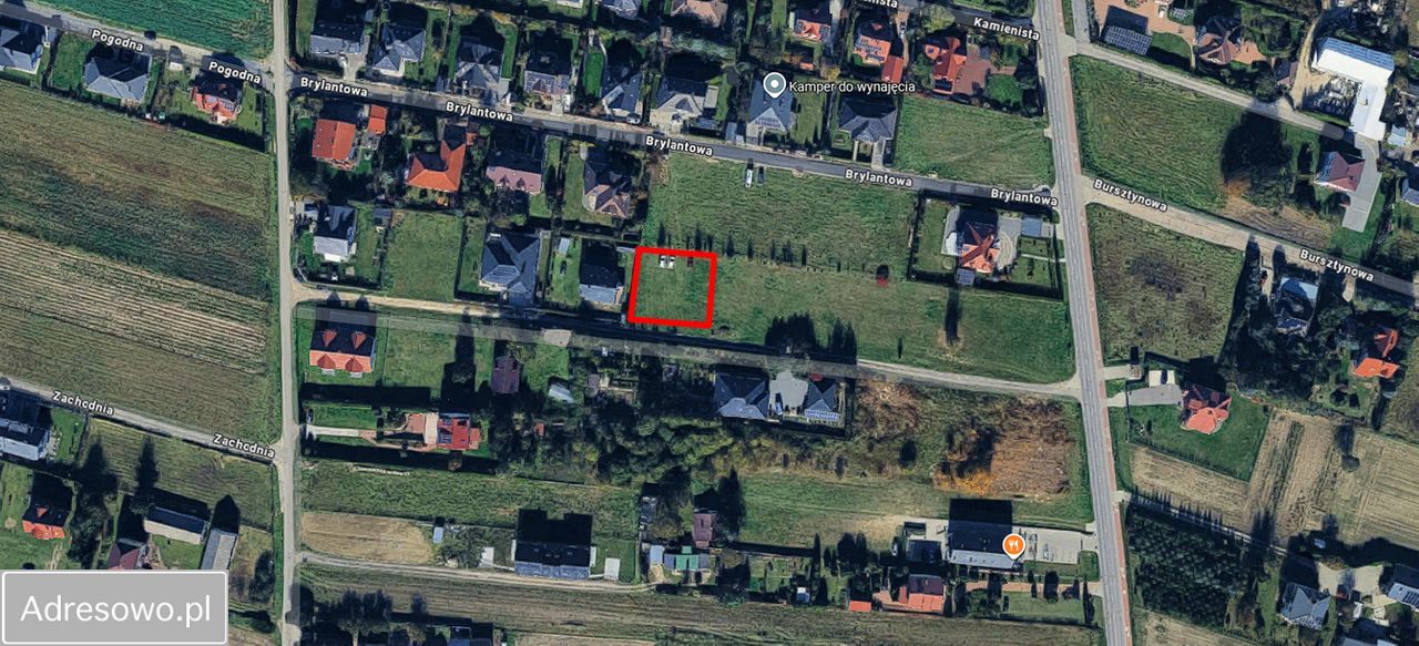 Działka budowlana Dominów, ul. Ametystowa