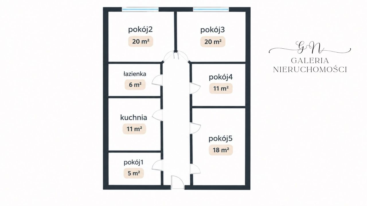 Mieszkanie 5-pokojowe Olsztyn Śródmieście, pl. Plac Kazimierza Pułaskiego. Zdjęcie 2
