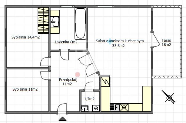 Mieszkanie 3-pokojowe Warszawa Mokotów, ul. Wróbla. Zdjęcie 20