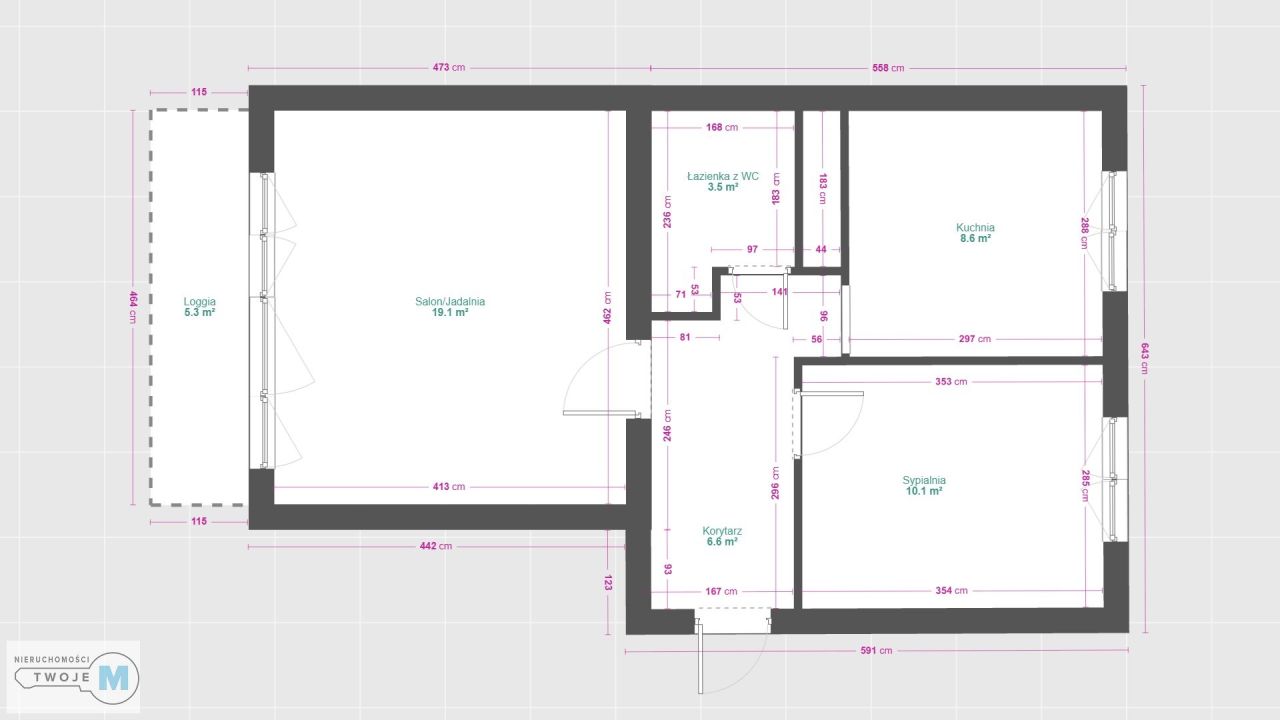Mieszkanie 2-pokojowe Kielce Barwinek. Zdjęcie 19