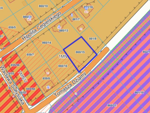 Działka budowlana Września, ul. Tomasza Dziamy. Zdjęcie 8