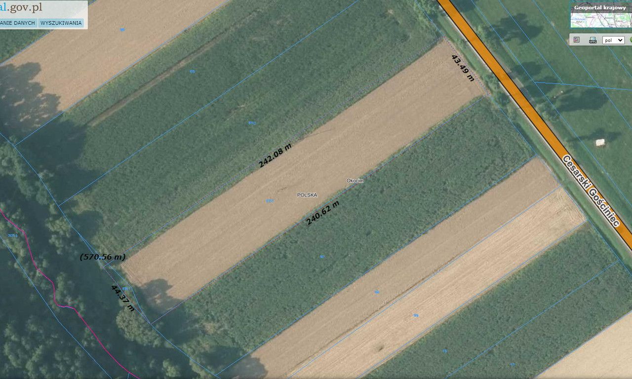 Działka inwestycyjna Okocim, ul. Cesarski Gościniec. Zdjęcie 2