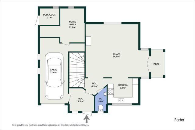 dom wolnostojący, 5 pokoi Brwinów, ul. Mazowiecka. Zdjęcie 45