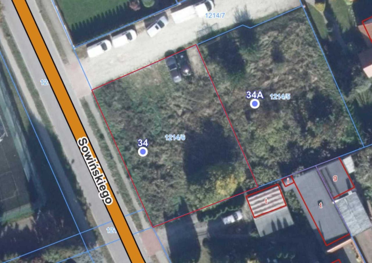 Działka budowlana Mosina, ul. Sowińskiego