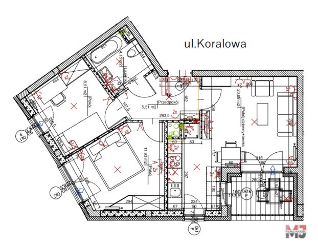 Mieszkanie 3-pokojowe Lublin Węglinek, ul. Koralowa. Zdjęcie 13