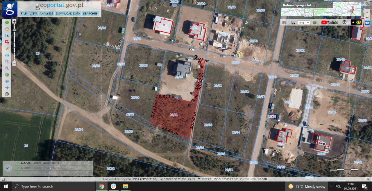 Działka budowlana Bydgoszcz, ul. Książęca. Zdjęcie 3