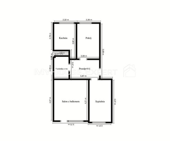 Mieszkanie 3-pokojowe Gorzów Wielkopolski, ul. Tadeusza Kościuszki. Zdjęcie 18