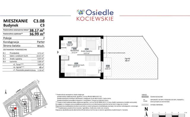 Mieszkanie 2-pokojowe Tczew. Zdjęcie 38