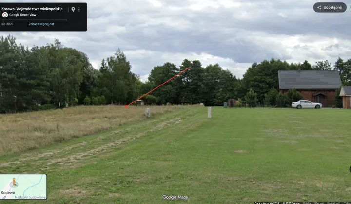 Działka budowlana Kosewo, ul. Lipnicka