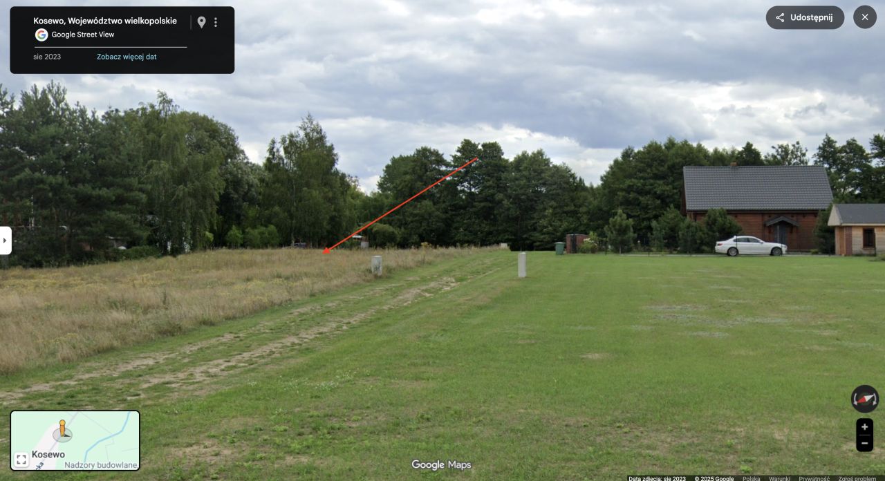 Działka budowlana Kosewo, ul. Lipnicka